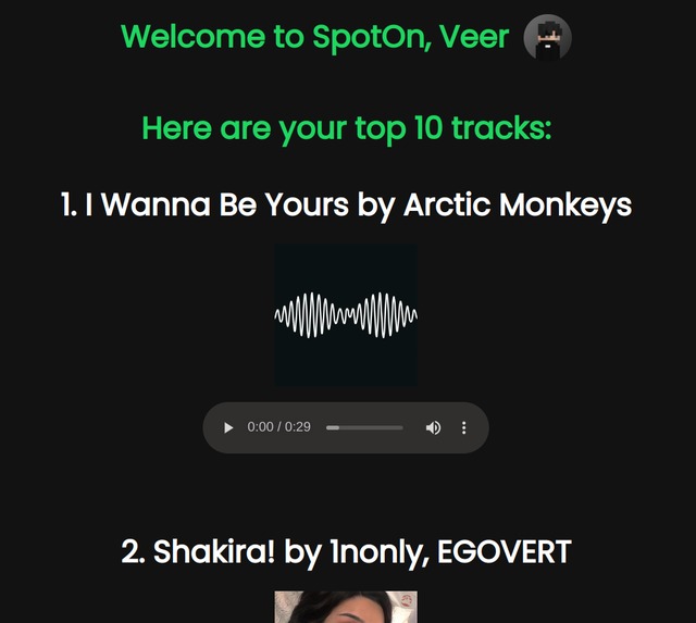 SpotOn – screenshot 1