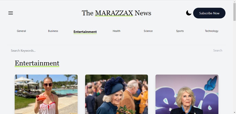 The MARAZZAX News – screenshot 2