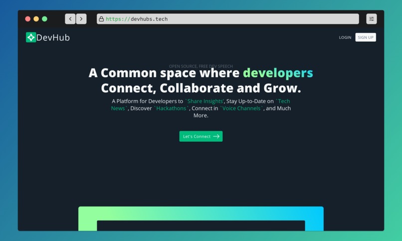 Devhub – screenshot 1