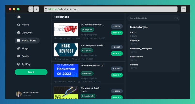 Devhub – screenshot 4