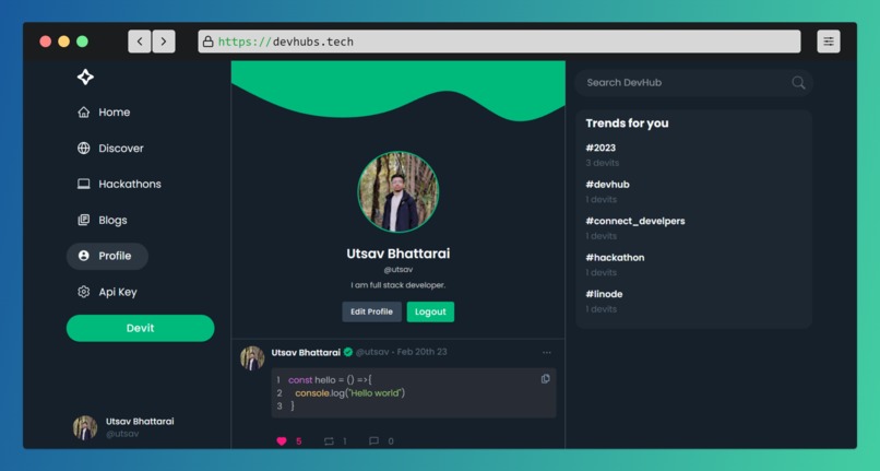 Devhub – screenshot 5