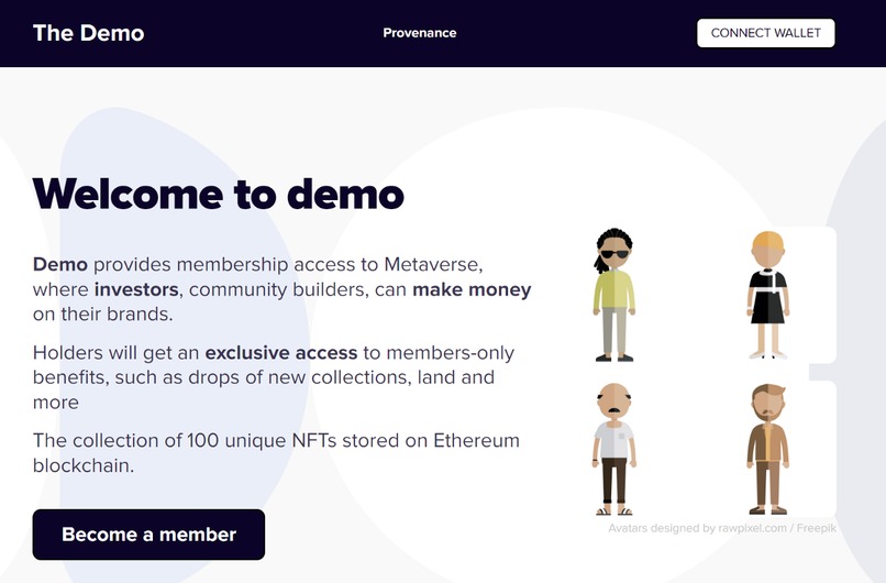 Refine Web3 + JWT authentication  – screenshot 1