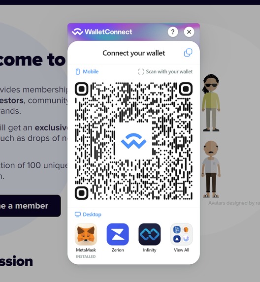 Refine Web3 + JWT authentication  – screenshot 2
