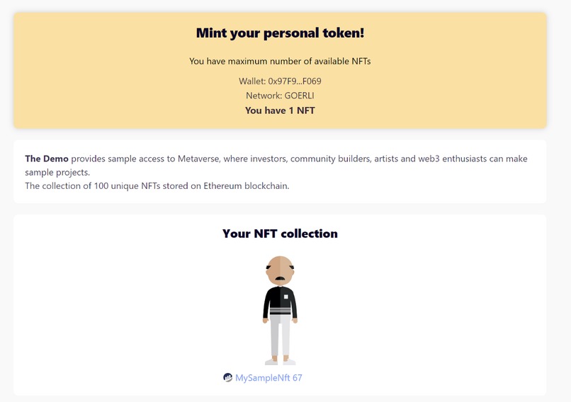 Refine Web3 + JWT authentication  – screenshot 6
