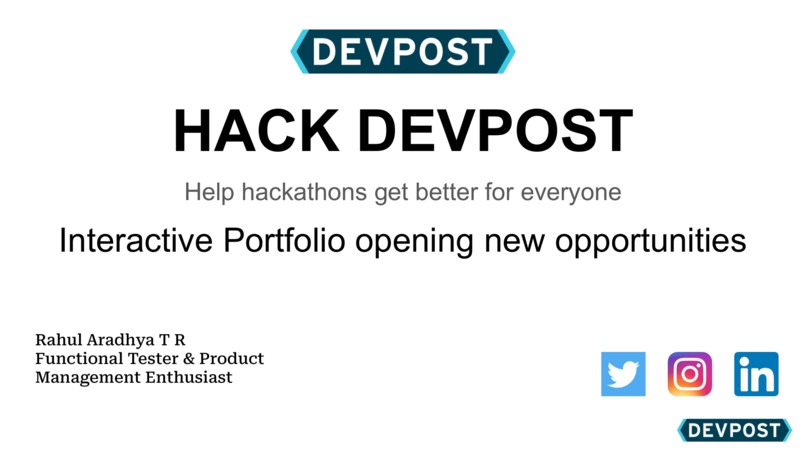Interactive Portfolio opening new opportunities  – screenshot 1