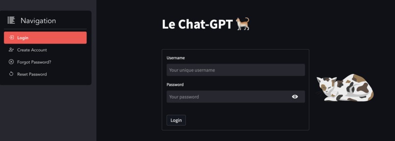 Le Chat-GPT – screenshot 1