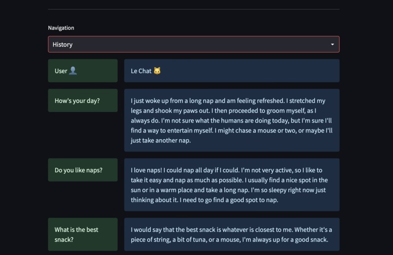 Le Chat-GPT – screenshot 4