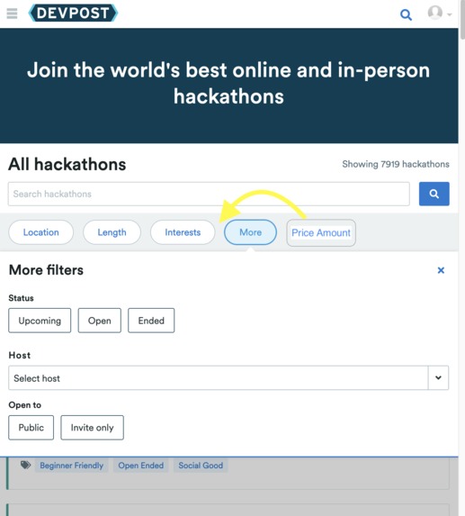 Filter by winning price – screenshot 4
