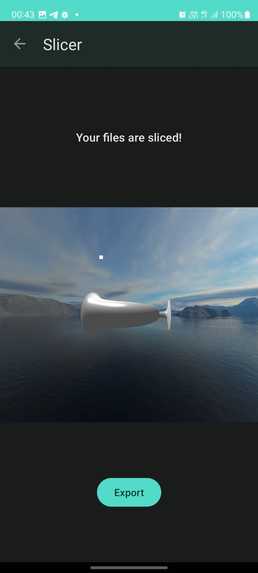 MobiSlic3 – screenshot 1