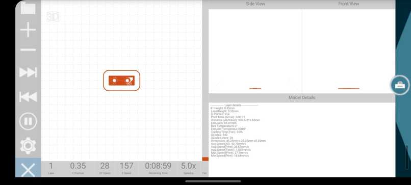 MobiSlic3 – screenshot 2