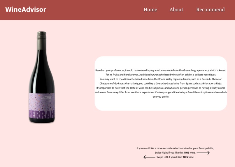 WineAdvisor – screenshot 2