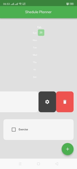 Sheduler-App – screenshot 2