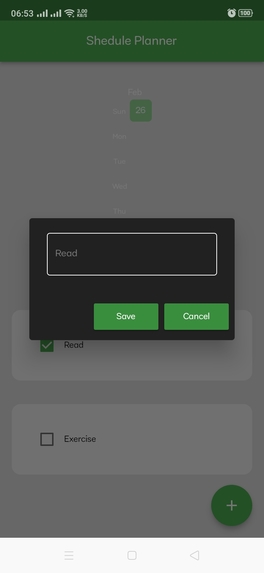 Sheduler-App – screenshot 3