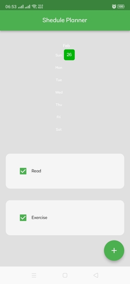 Sheduler-App – screenshot 4