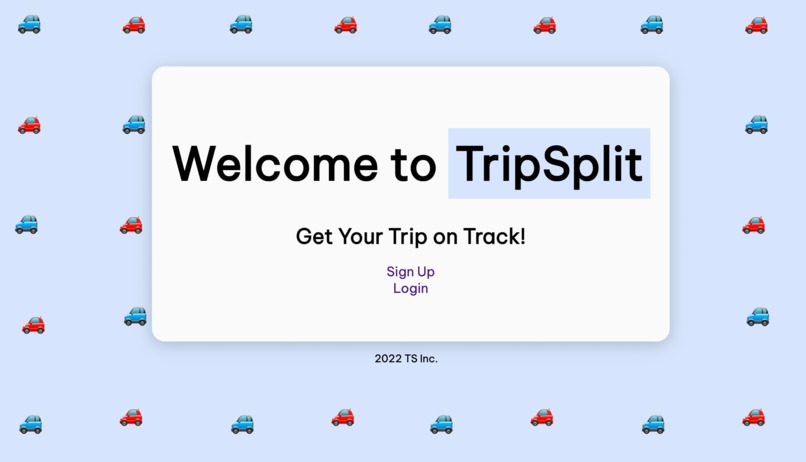 TripSplit – screenshot 1