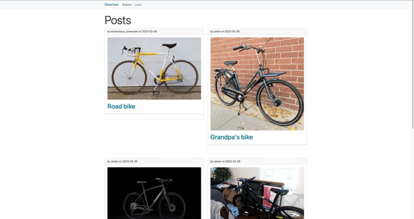 Bikeshare – screenshot 1