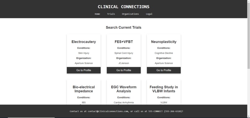 ClinicalConnections – screenshot 2