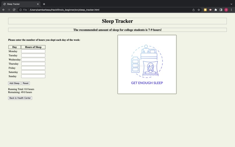 Health Center – screenshot 2