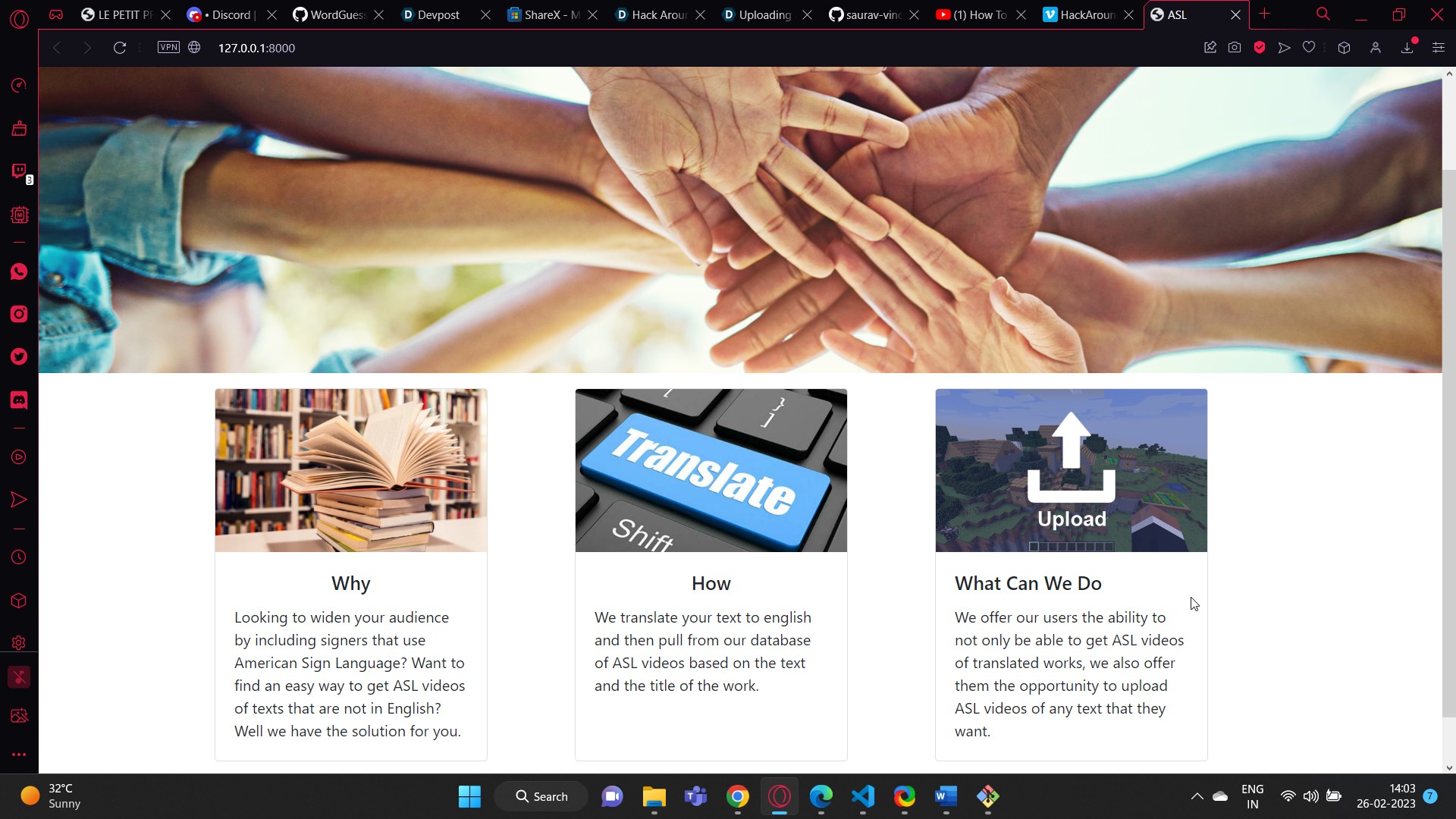 Stories for Everyone using American Sign Language | Devpost