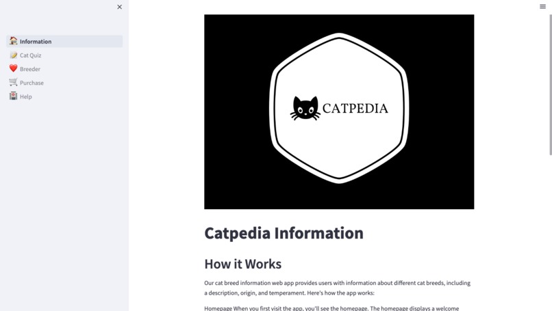 Catpedia – screenshot 1