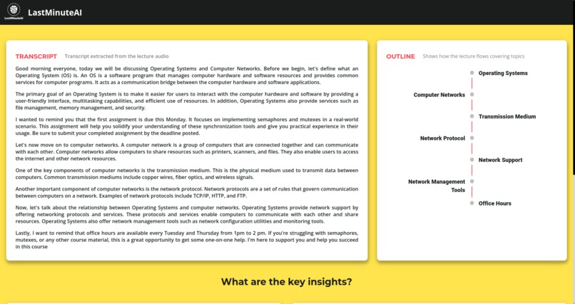 LastMinuteAI – screenshot 2