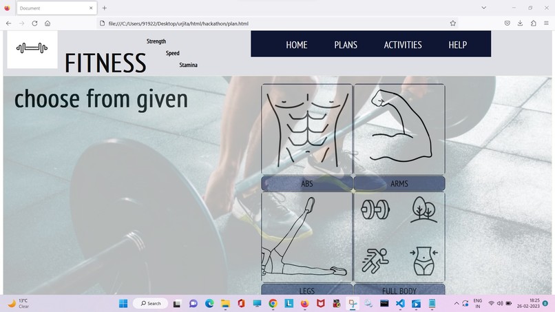 Basic Exercise platform  – screenshot 1