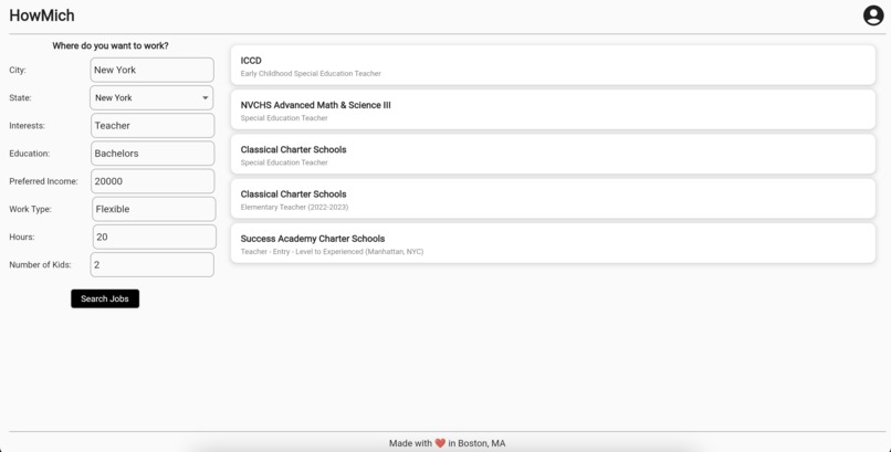 HowMich – screenshot 1