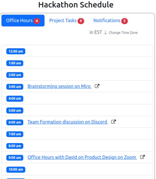 Schedule Hack – screenshot 2