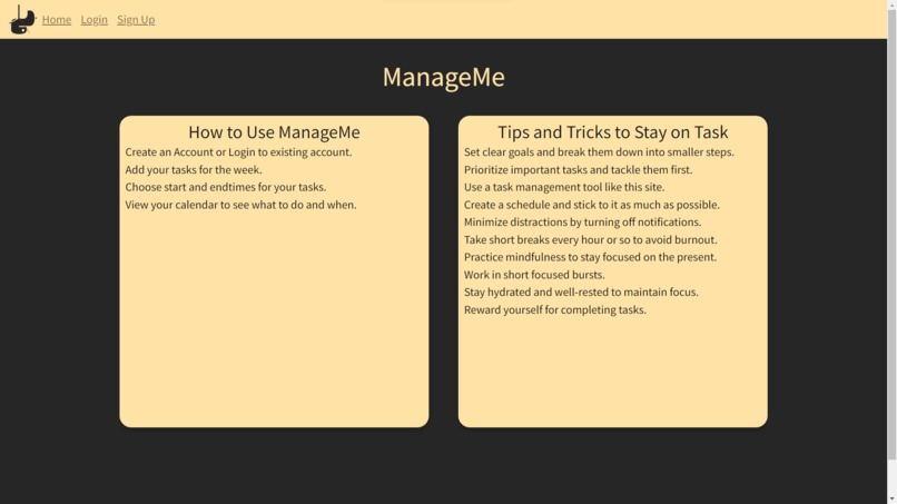 ManageMe – screenshot 3