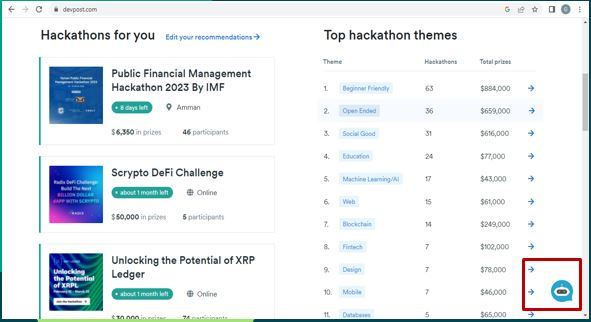 The NextGen Devpost – screenshot 4