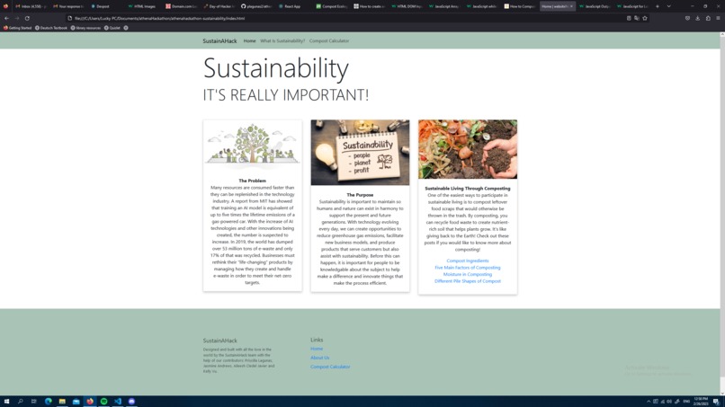 SustainAHack – screenshot 1