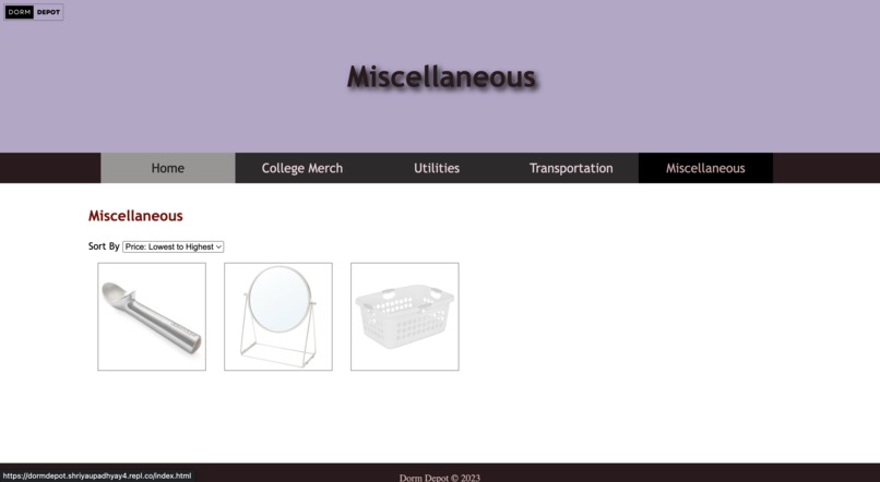 Dorm Depot – screenshot 1