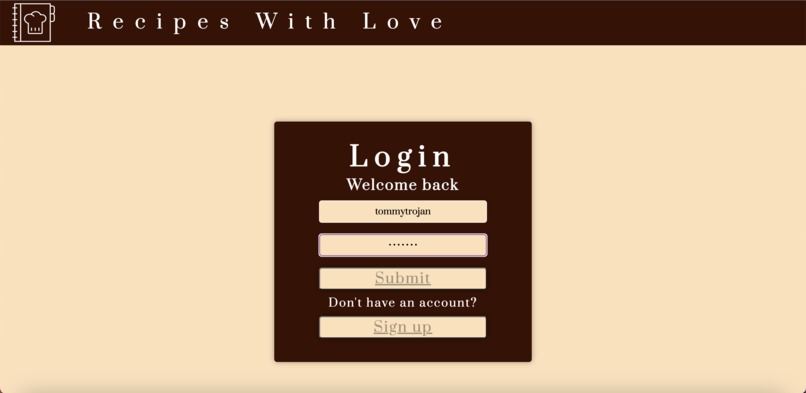 Recipes With Love – screenshot 1