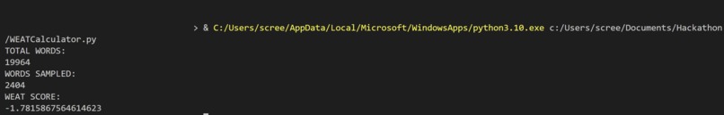 WEAT Analysis of Bias Correction in W2V & NLP algorithms – screenshot 1