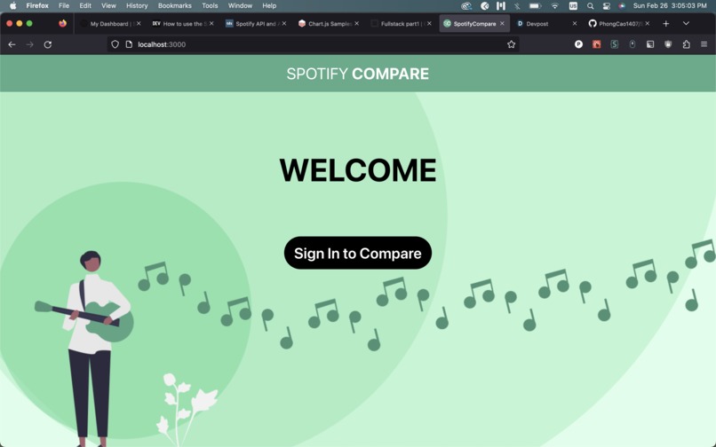 Spotify Comparer – screenshot 2
