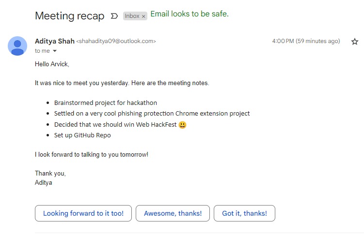 PhishFinder – screenshot 1