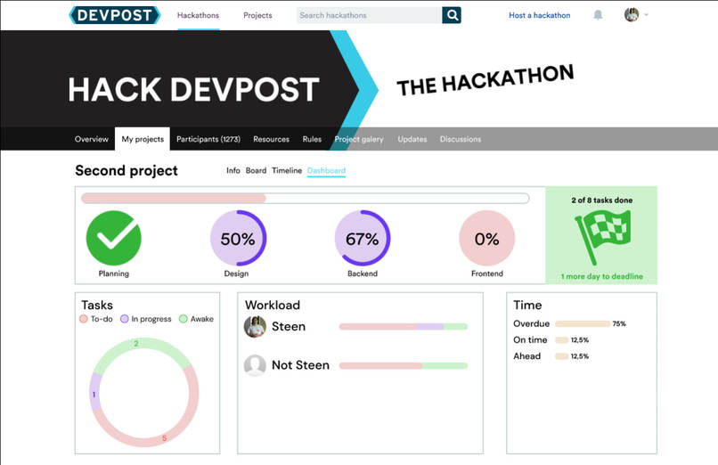 Devpost Teamspace – screenshot 2
