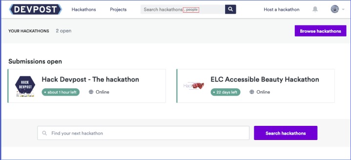 Profile searcher and timezone filter – screenshot 1