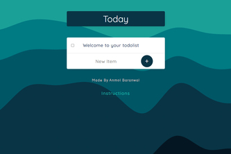 ToDo List Web App