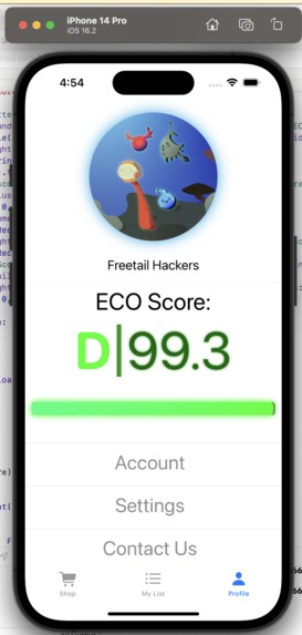 Hack the Future project – screenshot 2