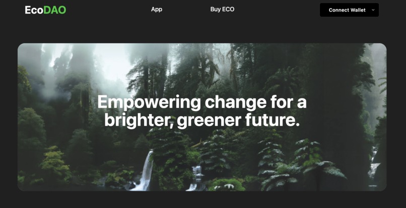 EcoDAO – screenshot 1