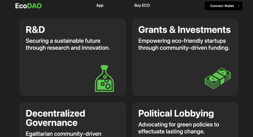 EcoDAO – screenshot 2