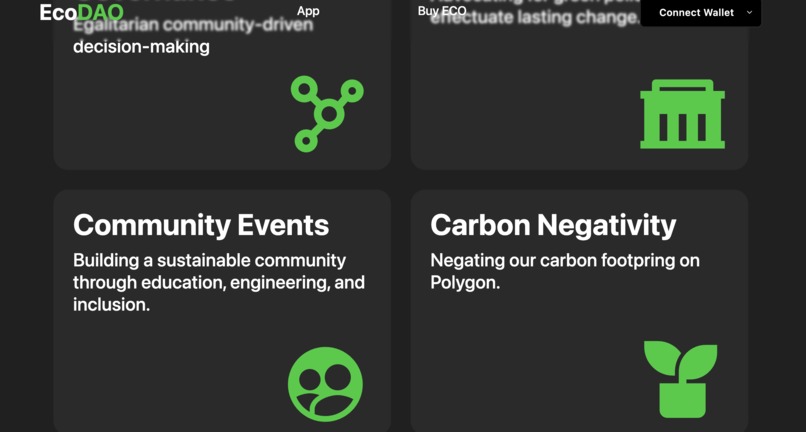 EcoDAO – screenshot 3
