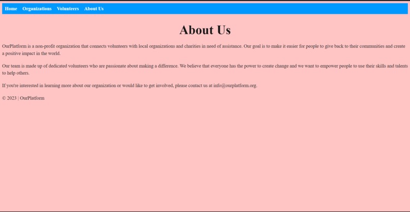 Community Connect: Empowering Local Volunteerism  – screenshot 4