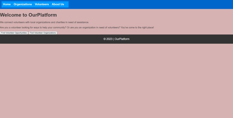 Community Connect: Empowering Local Volunteerism  – screenshot 1