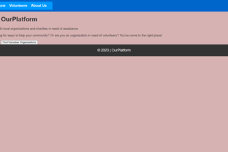 Community Connect: Empowering Local Volunteerism 