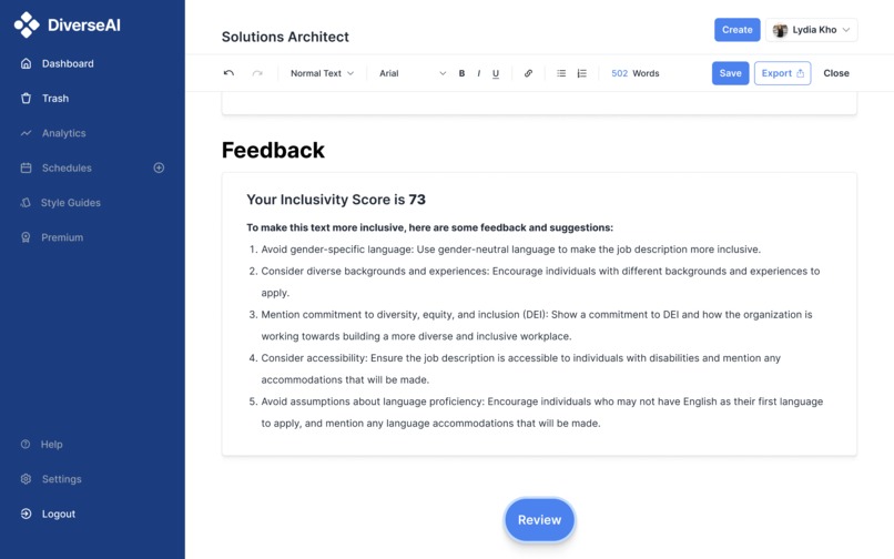 DiverseAI – screenshot 5