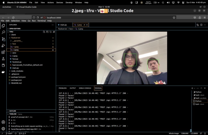Tfru (The Facial Recognition Utility) – screenshot 1