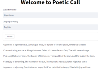 Poetic Call