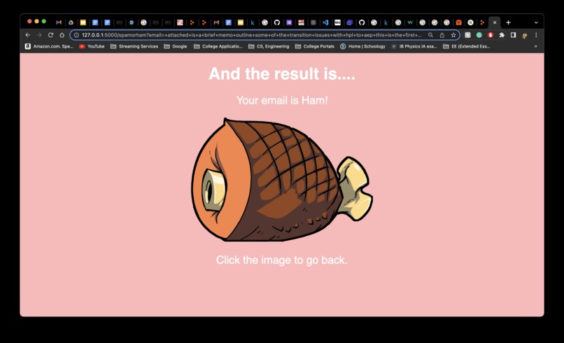 Spam or Ham – screenshot 3